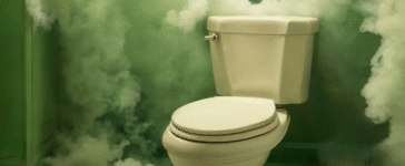 bathroom smells like sewage