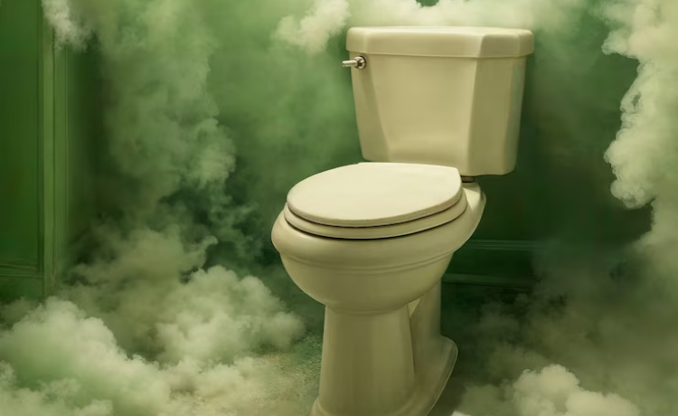 bathroom smells like sewage
