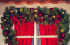 christmas shower curtain