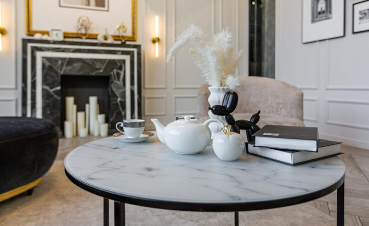 marble coffee table