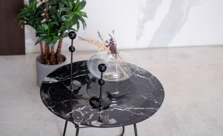 marble side table