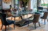 dining tables with glass