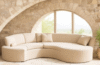 curved patio sofa