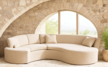 curved patio sofa