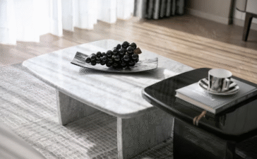 travertine coffee table