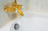 brushed gold bathroom faucet
