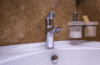 brushed nickel bathroom faucet