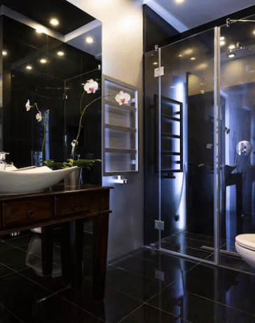 black bathroom light fixtures