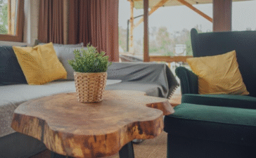 live edge coffee table