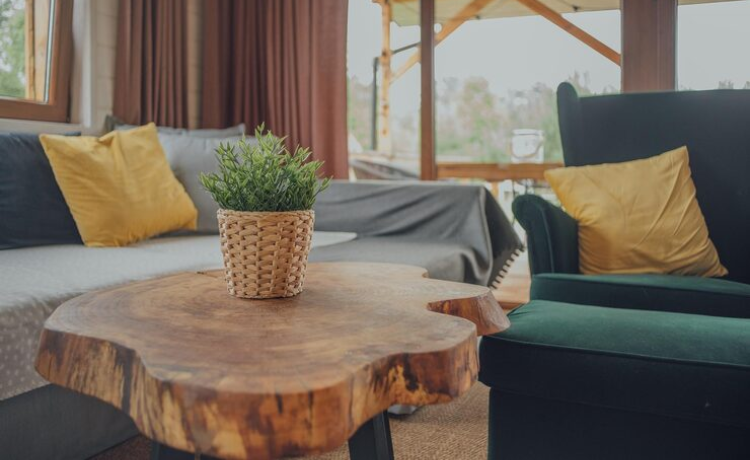 live edge coffee table