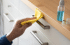 degrease kitchen cabinets for painting