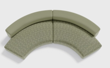 half circle sofa
