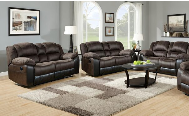 Reclining Sofa and Loveseat Set