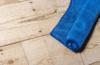 Cobalt Blue Woven Rug for kitchen washable