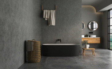 microcement bathroom