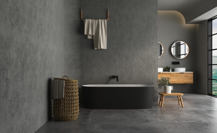 microcement bathroom