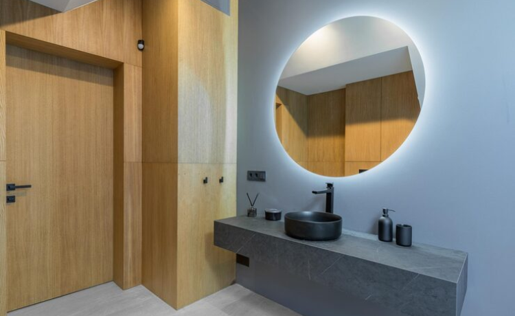 Frameless Bathroom Mirror