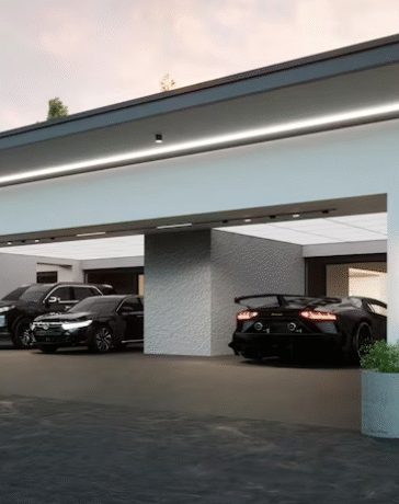 3 car garage