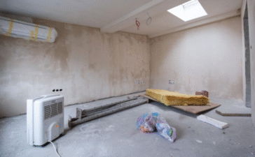 dehumidifying a garage