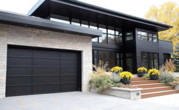contemporary garage doors