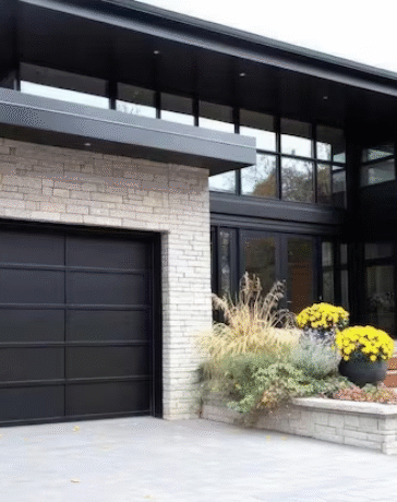 contemporary garage doors