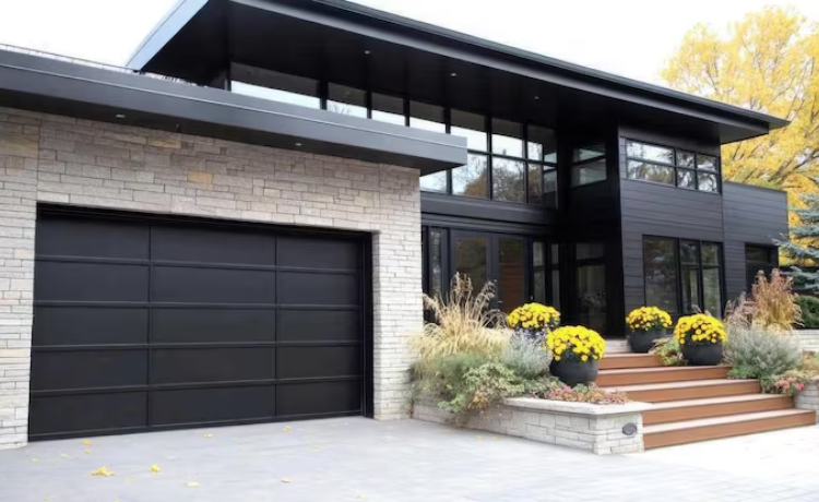 contemporary garage doors