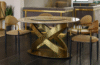 gold coffee table
