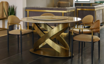 gold coffee table