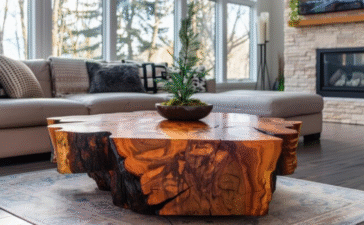live edge table