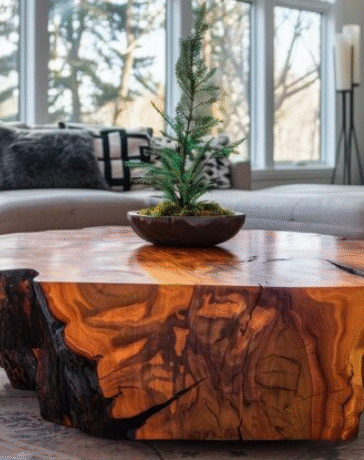 live edge table